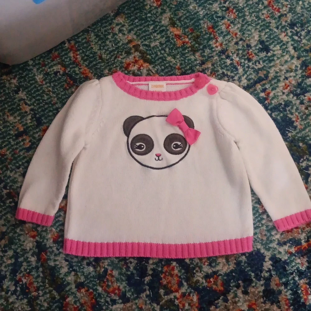 Gymboree panda sweater